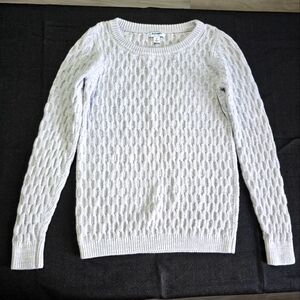 Old Navy Cable Knit Sweater in Ligth Gray